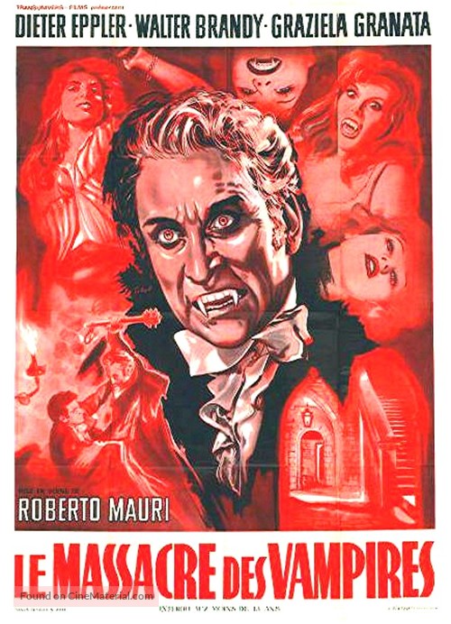 La strage dei vampiri - French Movie Poster
