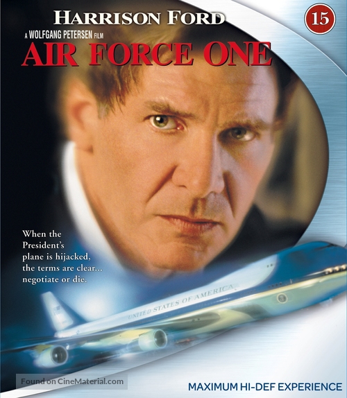 Air Force One - Danish Blu-Ray movie cover