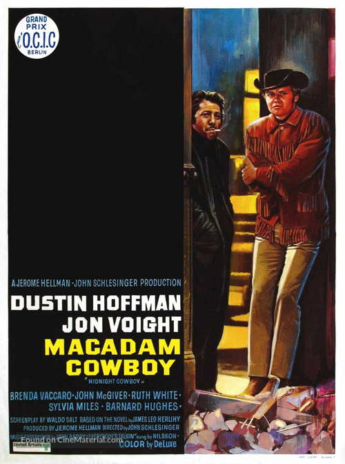 Midnight Cowboy - Belgian Movie Poster