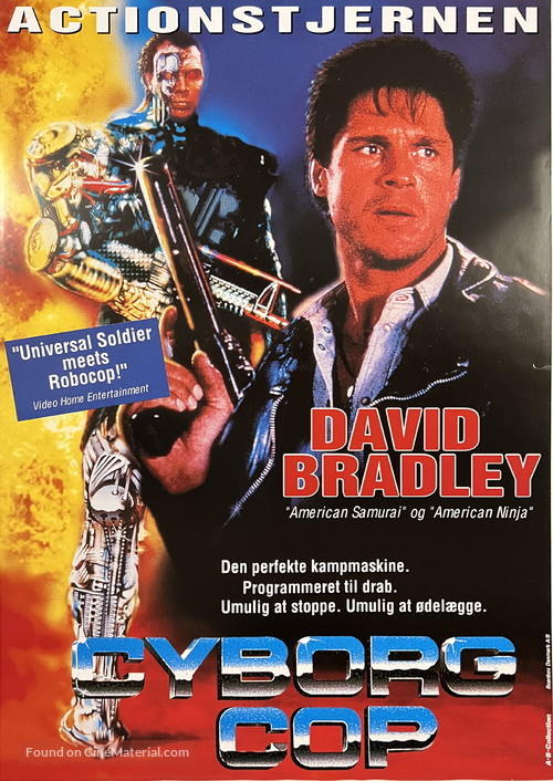 Cyborg Cop - Danish Movie Cover