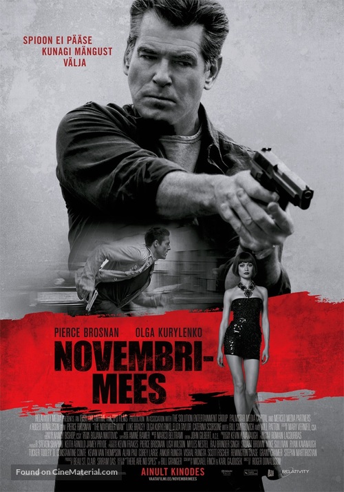 The November Man - Estonian Movie Poster