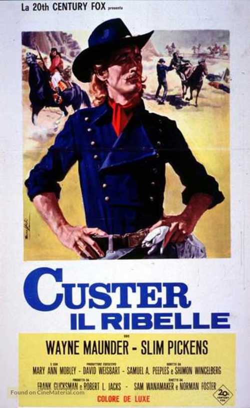 The Legend of Custer - Italian Movie Poster