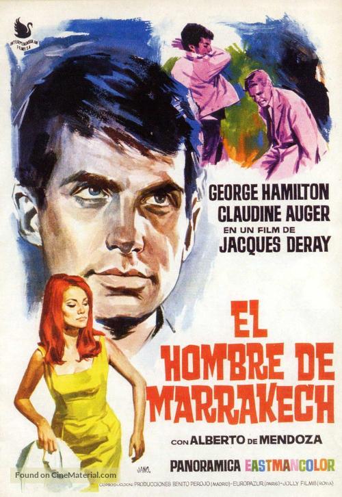 L&#039;homme de Marrakech - Spanish Movie Poster