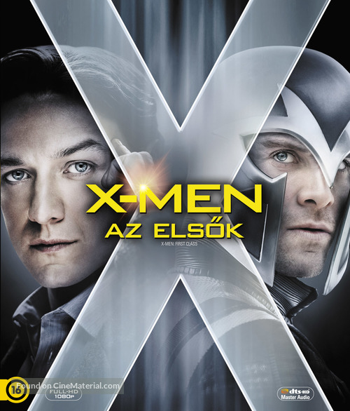 X-Men: First Class - Hungarian Movie Cover