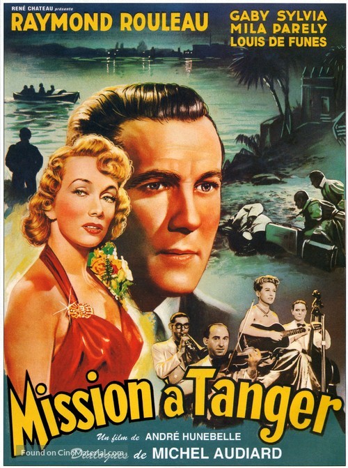 Mission &agrave; Tanger - French Movie Poster