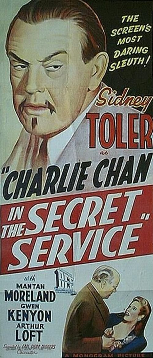 Charlie Chan in the Secret Service - Australian Movie Poster