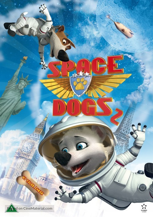 Belka i Strelka: Lunnye priklyucheniya - Danish DVD movie cover