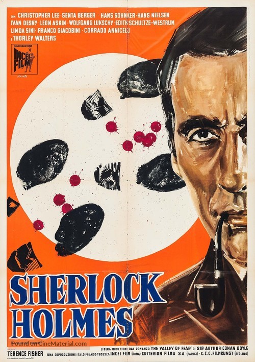 Sherlock Holmes und das Halsband des Todes - Italian Movie Poster