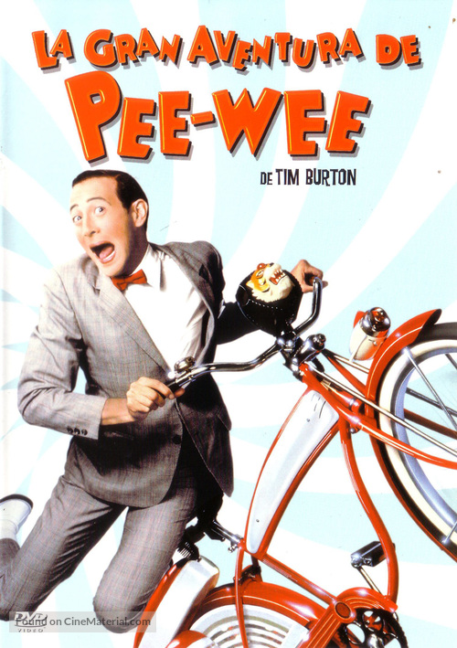 Pee-wee&#039;s Big Adventure - Spanish DVD movie cover