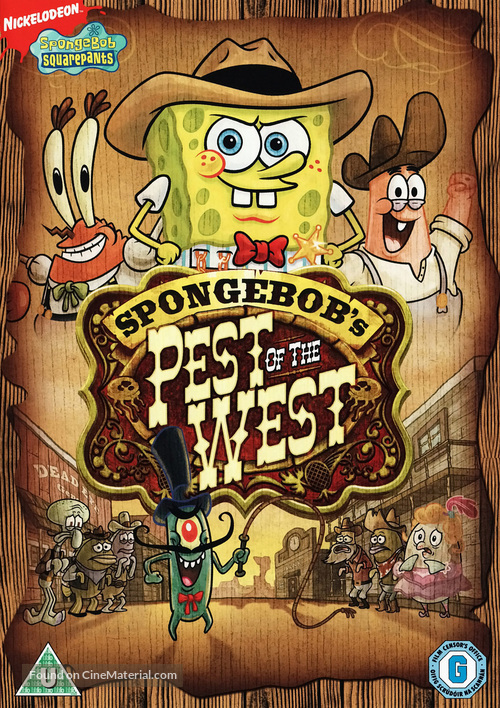 &quot;SpongeBob SquarePants&quot; - British DVD movie cover