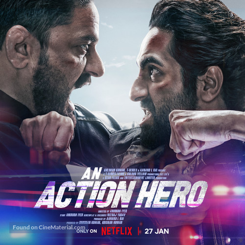 An Action Hero - Indian Movie Poster