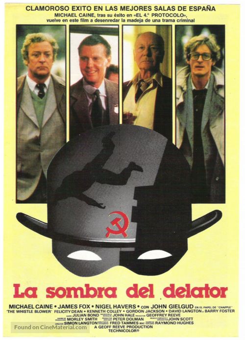 The Whistle Blower - Spanish Movie Poster