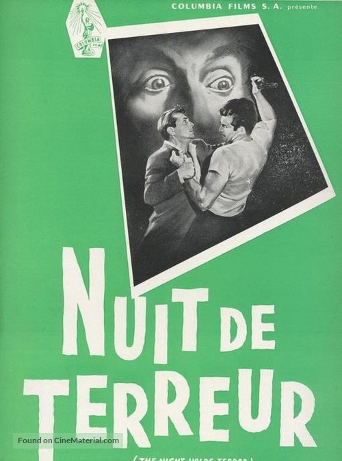The Night Holds Terror - French poster