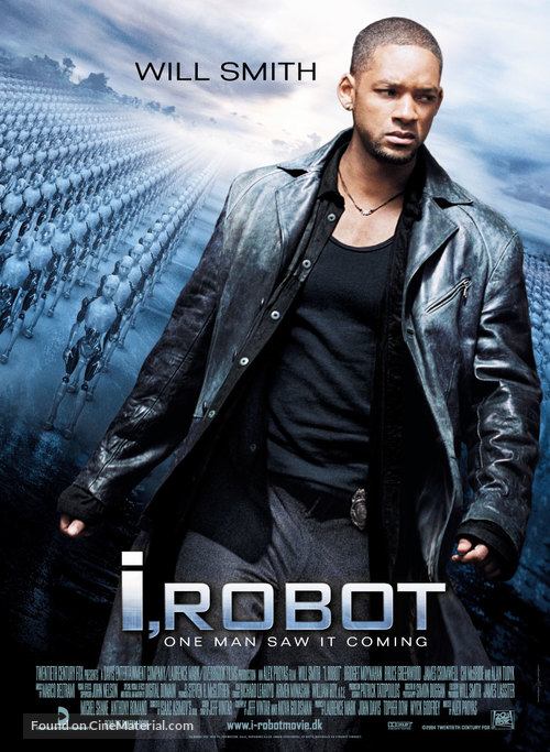 I, Robot - Danish Movie Poster