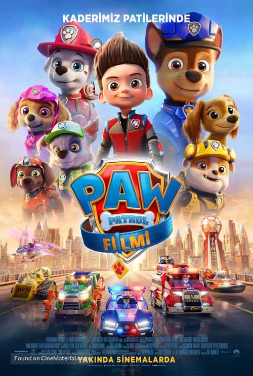 Paw Patrol: The Movie - Turkish Movie Poster