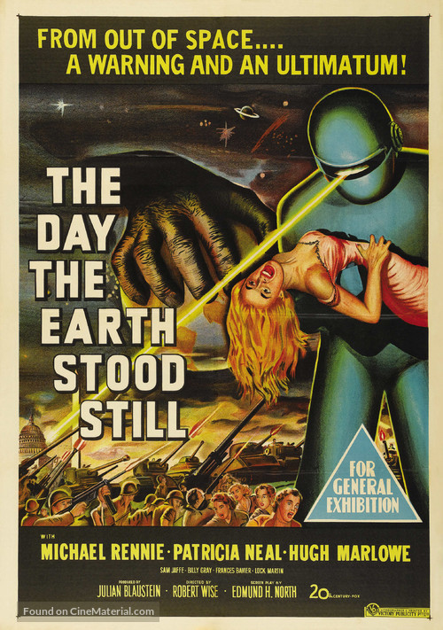 The Day the Earth Stood Still - Australian Movie Poster