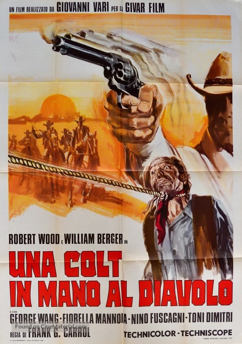 Una colt in mano del diavolo - Italian Movie Poster