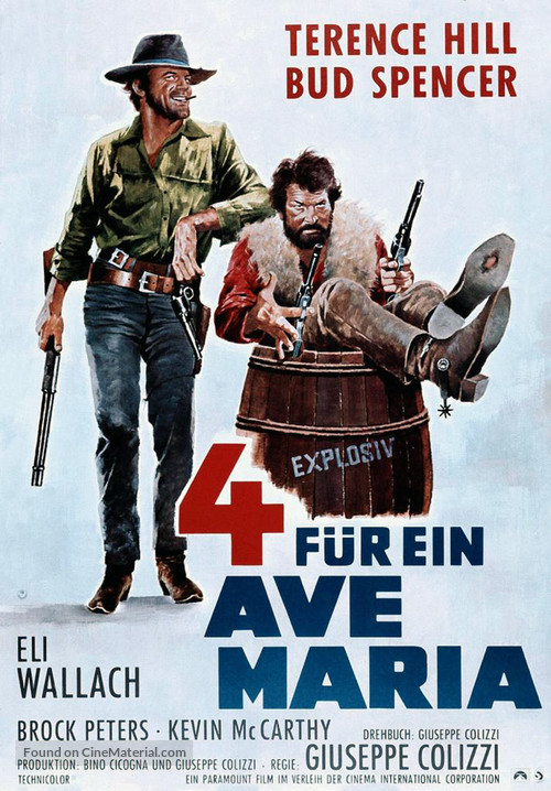 I quattro dell&#039;Ave Maria - German Movie Poster