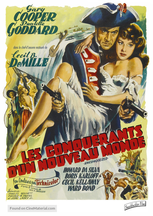 Unconquered - French Re-release movie poster