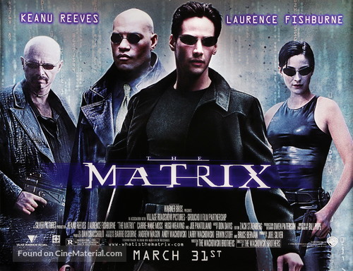 The Matrix - British Movie Poster