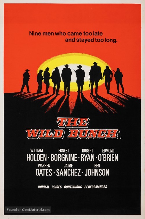 The Wild Bunch - British Movie Poster