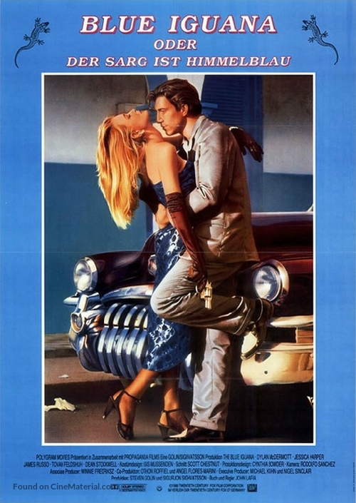 The Blue Iguana - German Movie Poster