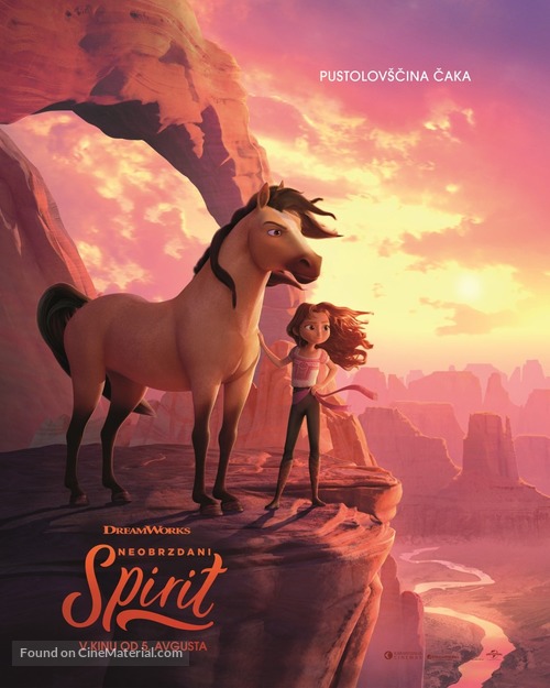 Spirit Untamed - Slovenian Movie Poster