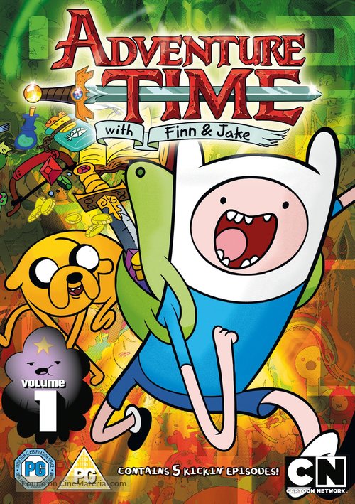 &quot;Adventure Time with Finn and Jake&quot; - British DVD movie cover
