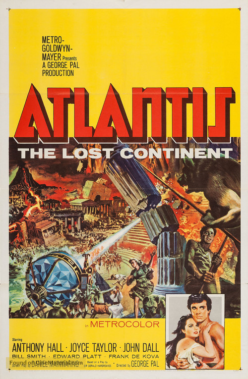 Atlantis, the Lost Continent - Movie Poster