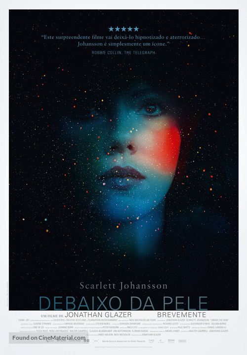 Under the Skin - Portuguese Movie Poster