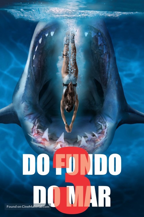 Deep Blue Sea 3 - Brazilian Movie Cover