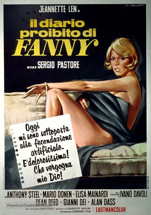 Il diario proibito di Fanny - Italian Movie Poster