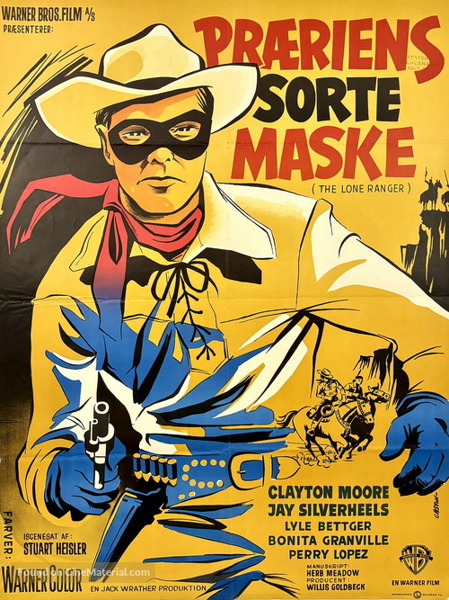 The Lone Ranger - Danish Movie Poster