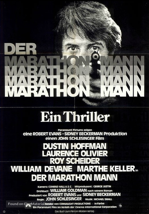 Marathon Man - German Movie Poster