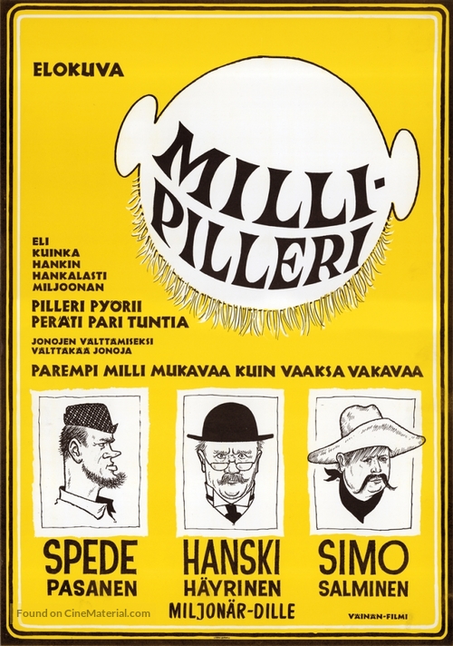 Millipilleri - Finnish Movie Poster