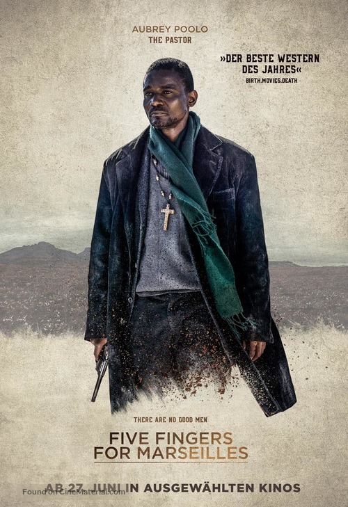 Five Fingers for Marseilles - German Movie Poster