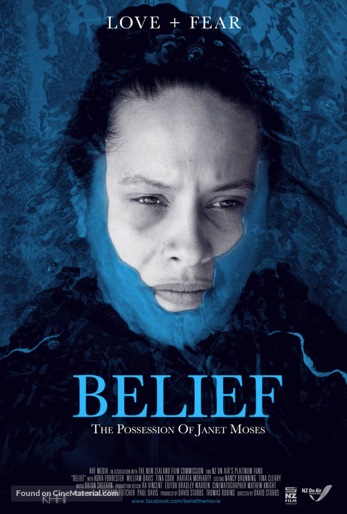 Belief: The Possession of Janet Moses - New Zealand Movie Poster