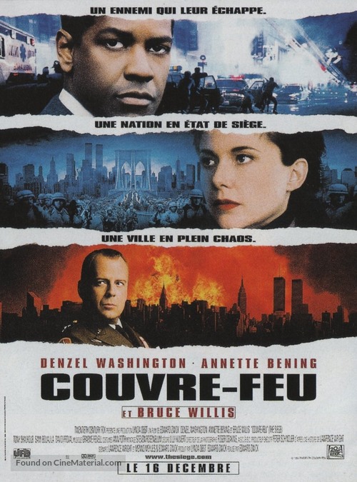 The Siege - French Movie Poster