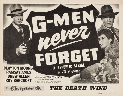 G-Men Never Forget - Movie Poster