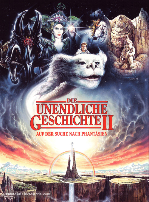 The NeverEnding Story II: The Next Chapter - German DVD movie cover