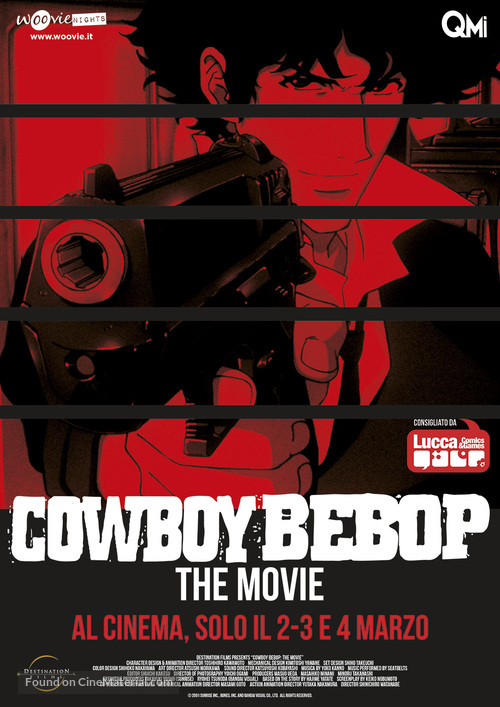 Cowboy Bebop: Tengoku no tobira - Italian Movie Poster