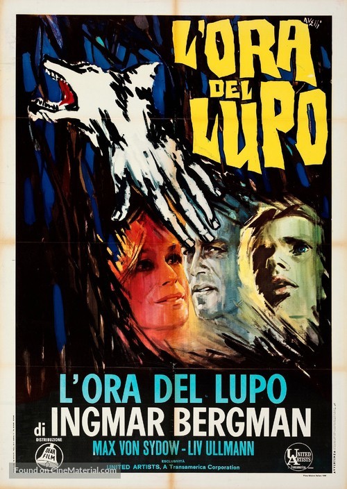 Vargtimmen - Italian Movie Poster