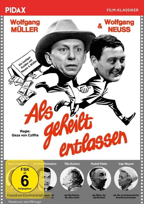 Als geheilt entlassen - German Movie Cover