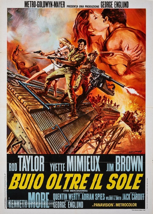 The Mercenaries - Italian Movie Poster
