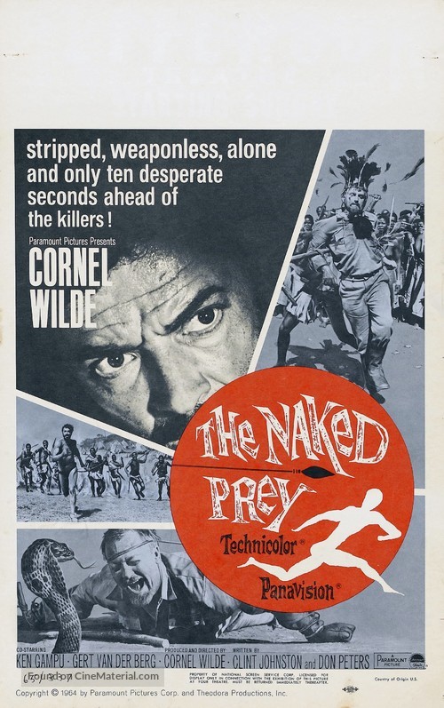 The Naked Prey - Movie Poster