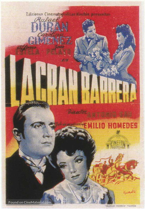 Gran barrera, La - Spanish Movie Poster