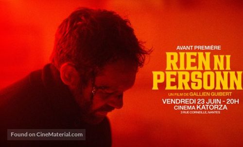 Rien ni personne - French Movie Poster