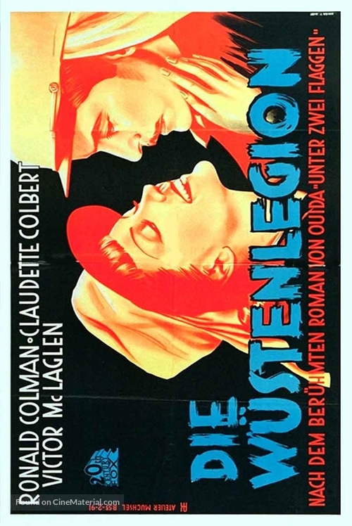 Under Two Flags - German Movie Poster
