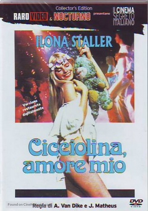 Cicciolina amore mio - Italian DVD movie cover