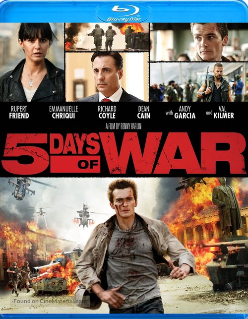 5 Days of War - Blu-Ray movie cover